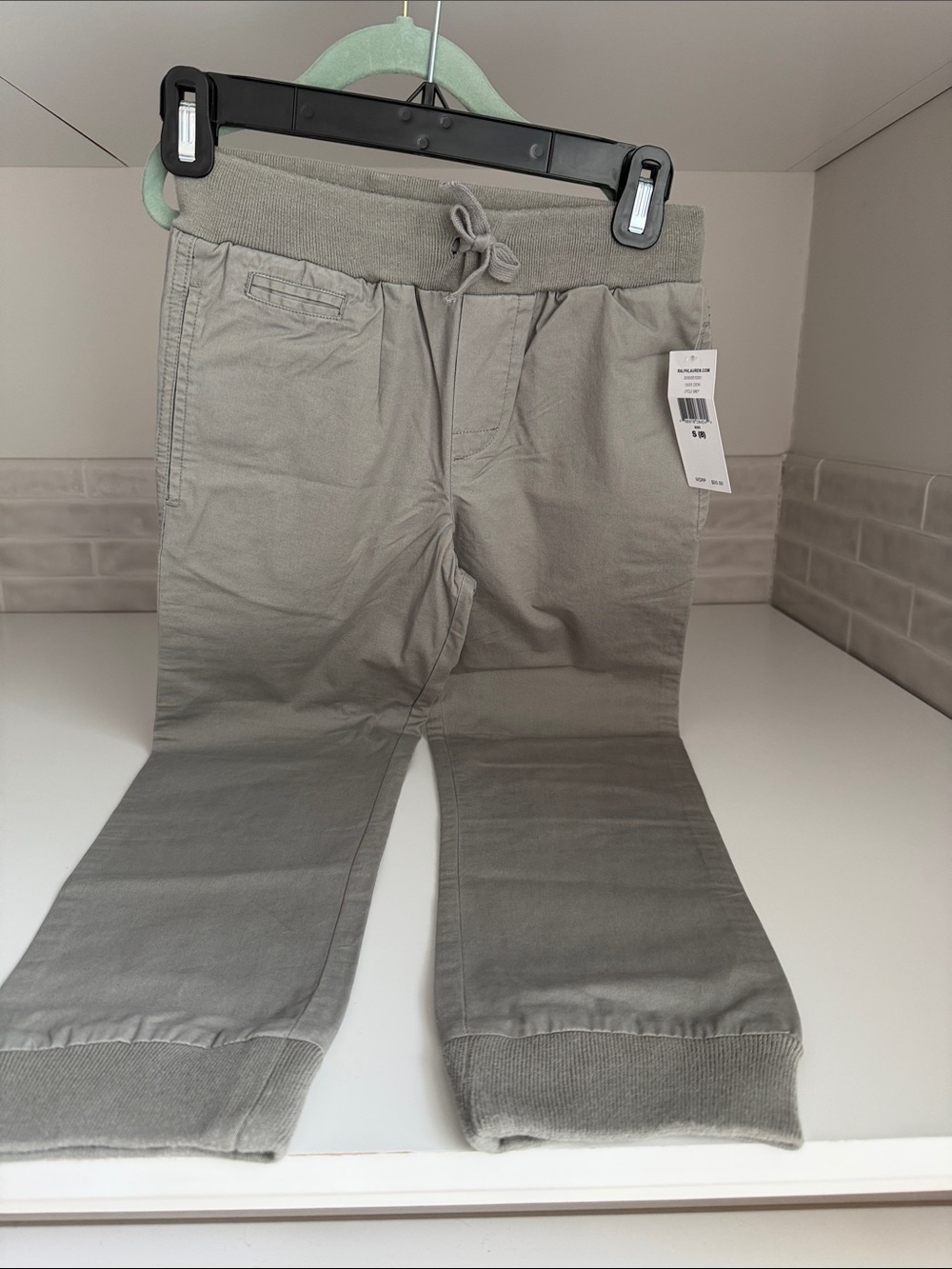 Ralph Lauren Kids Grey/Green Jogger Pants